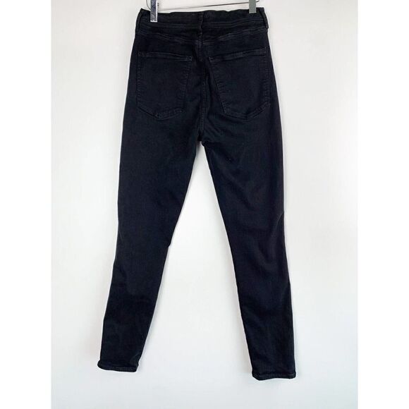 AGOLDE, Super High Rise Skinny Jeans Black Size 27 - Picture 4 of 5